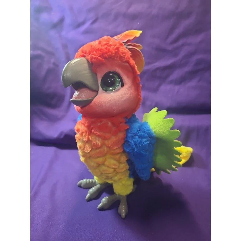 FurReal Rock-A-Too SHOW BIRD INTERACTIVE PARROT by HASBRO Talks Dances